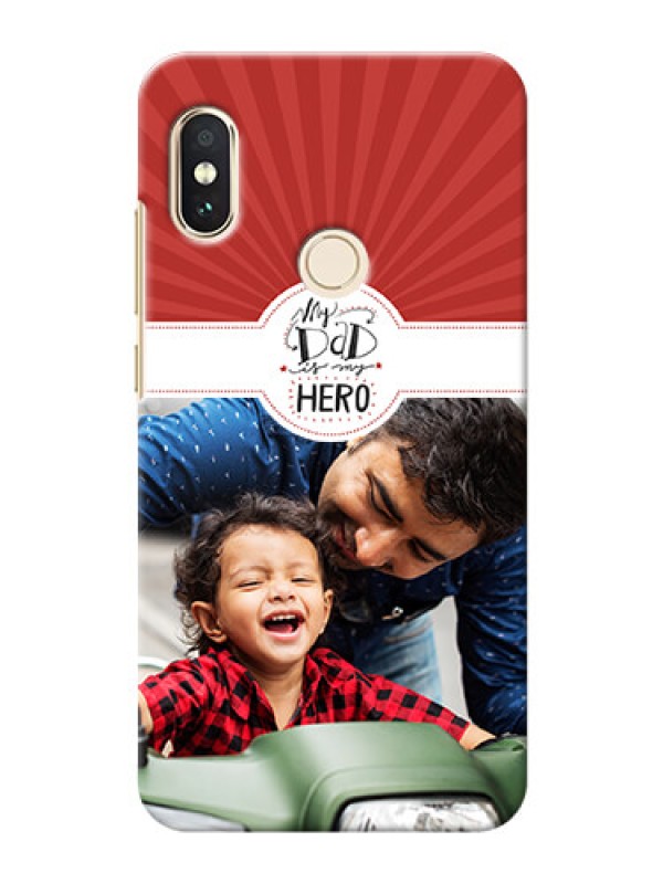 Custom Redmi Note 5 Pro custom mobile phone cases: My Dad Hero Design