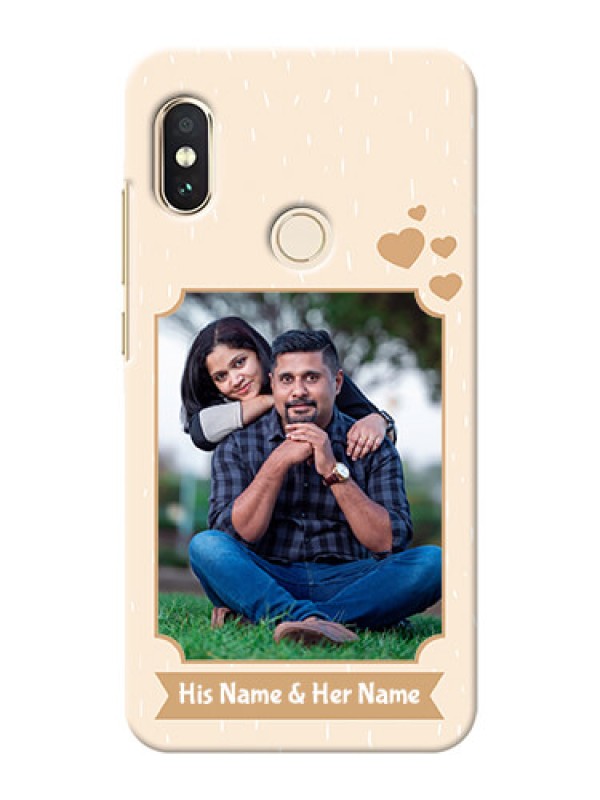 Custom Redmi Note 5 Pro mobile phone cases with confetti love design 