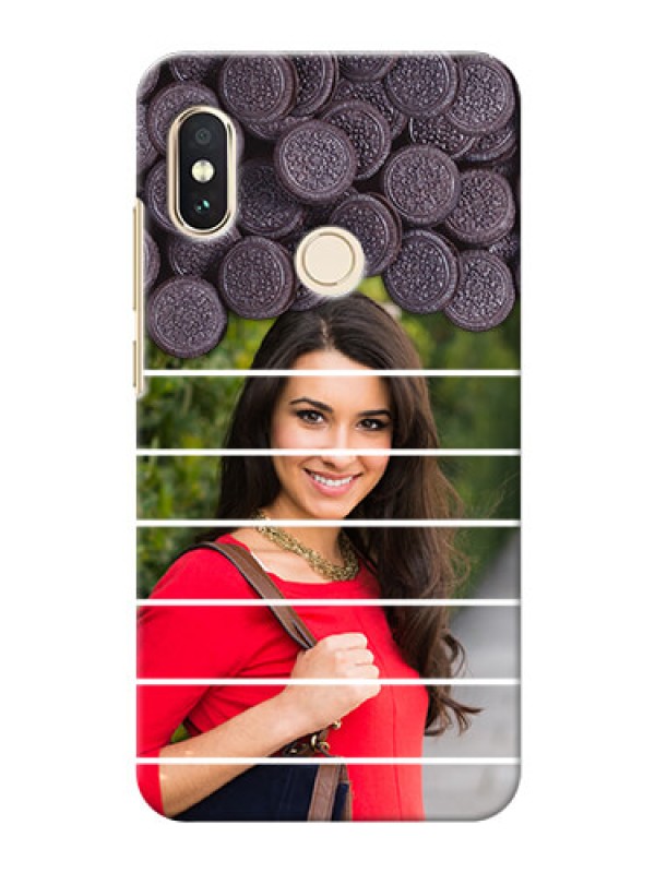 Custom Redmi Note 5 Pro Custom Mobile Covers with Oreo Biscuit Design