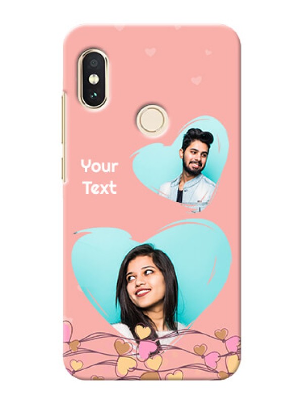 Custom Redmi Note 5 Pro customized phone cases: Love Doodle Design