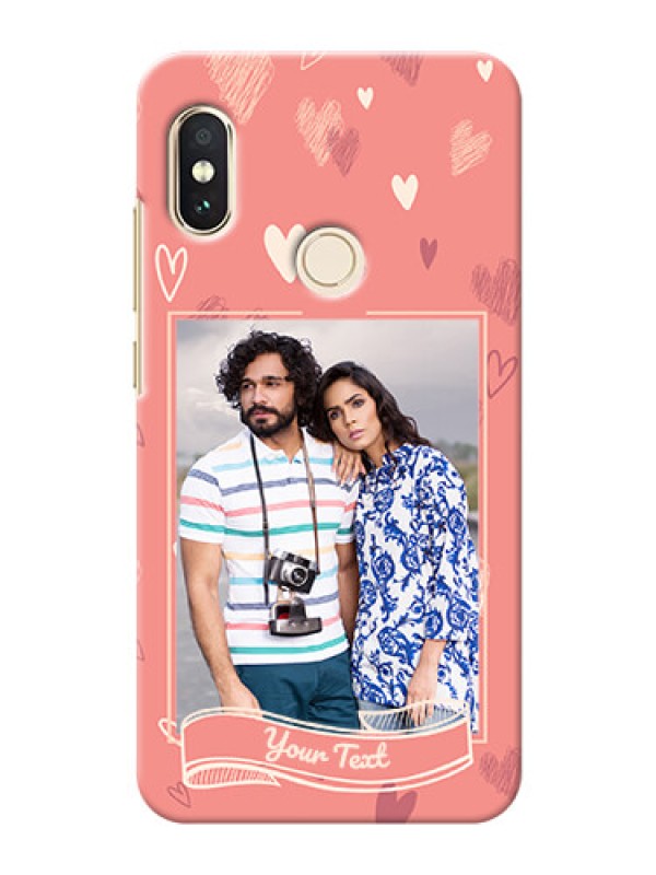 Custom Redmi Note 5 Pro custom mobile phone cases: love doodle art Design