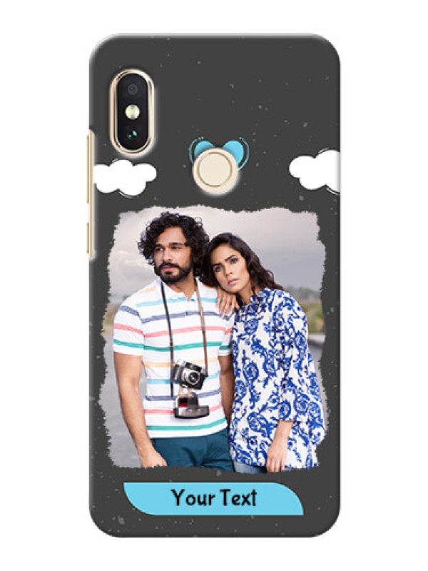 Custom Redmi Note 5 Pro Mobile Back Covers: splashes with love doodles Design