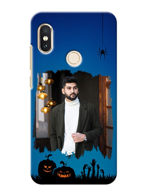Custom Redmi Note 5 Pro mobile cases online with pro Halloween design 