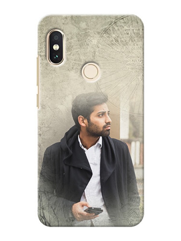 Custom Redmi Note 5 Pro custom mobile back covers with vintage design