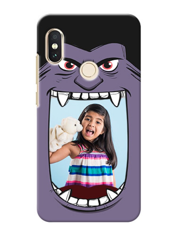 Custom Redmi Note 5 Pro Personalised Phone Covers: Angry Monster Design