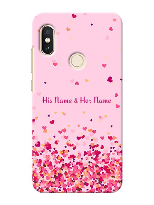 Custom Redmi Note 5 Pro Phone Back Covers: Floating Hearts Design