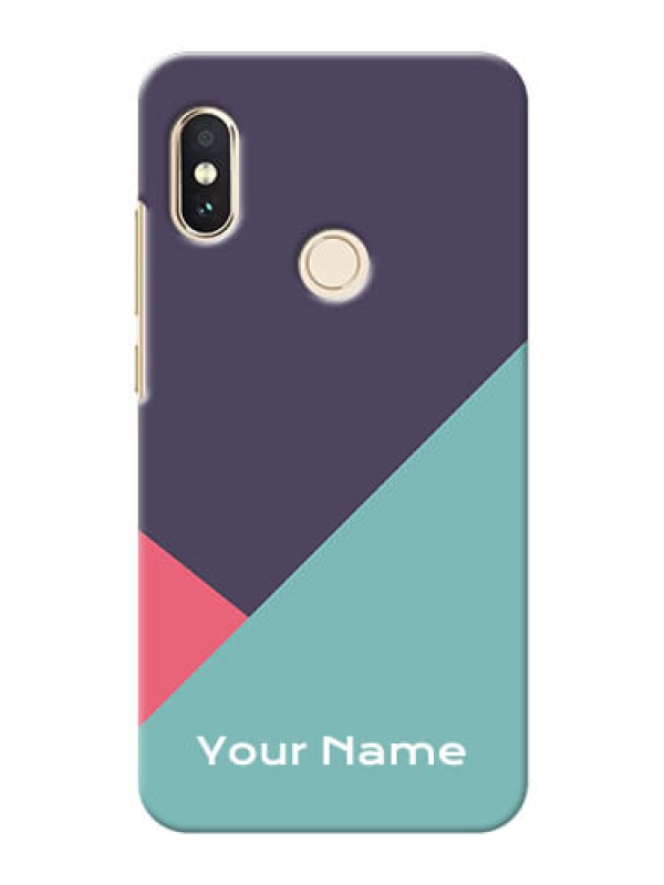 Custom Redmi Note 5 Pro Custom Phone Cases: Tri Color abstract Design
