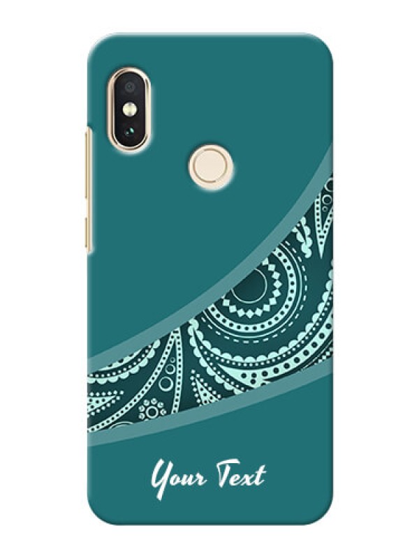 Custom Redmi Note 5 Pro Custom Phone Covers: semi visible floral Design