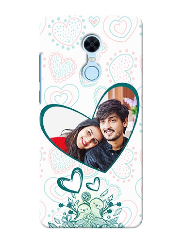 Custom Xiaomi Redmi Note 5 Couples Picture Upload Mobile Case Design
