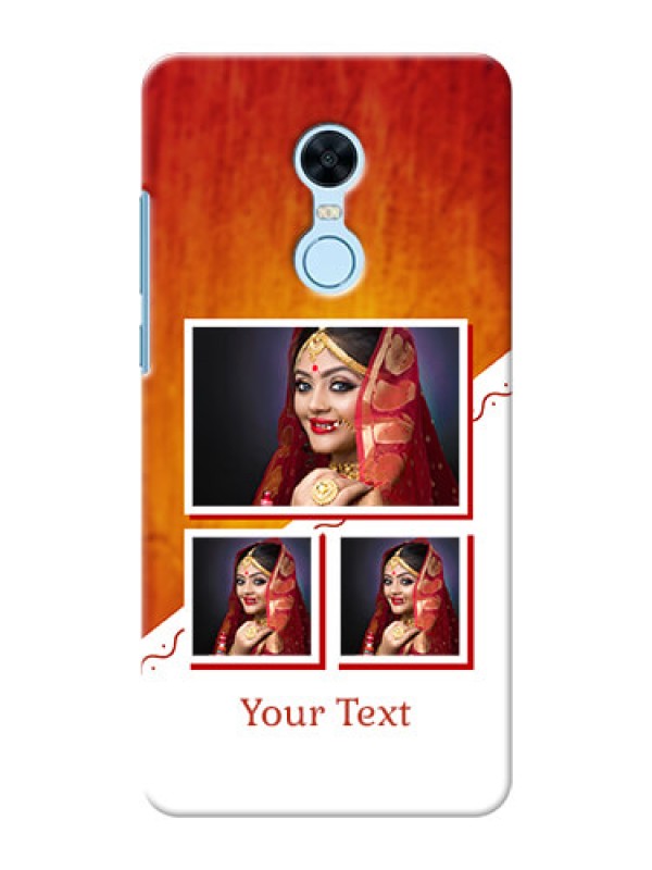 Custom Xiaomi Redmi Note 5 Wedding Memories Mobile Cover Design
