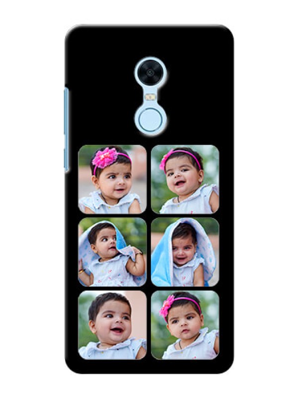 Custom Xiaomi Redmi Note 5 Multiple Pictures Mobile Back Case Design