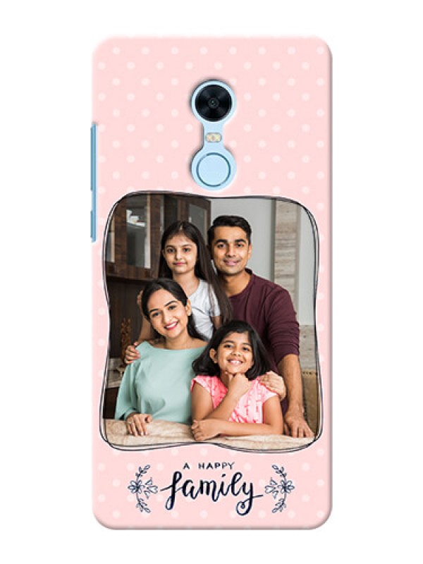 Custom Xiaomi Redmi Note 5 A happy family with polka dots Design