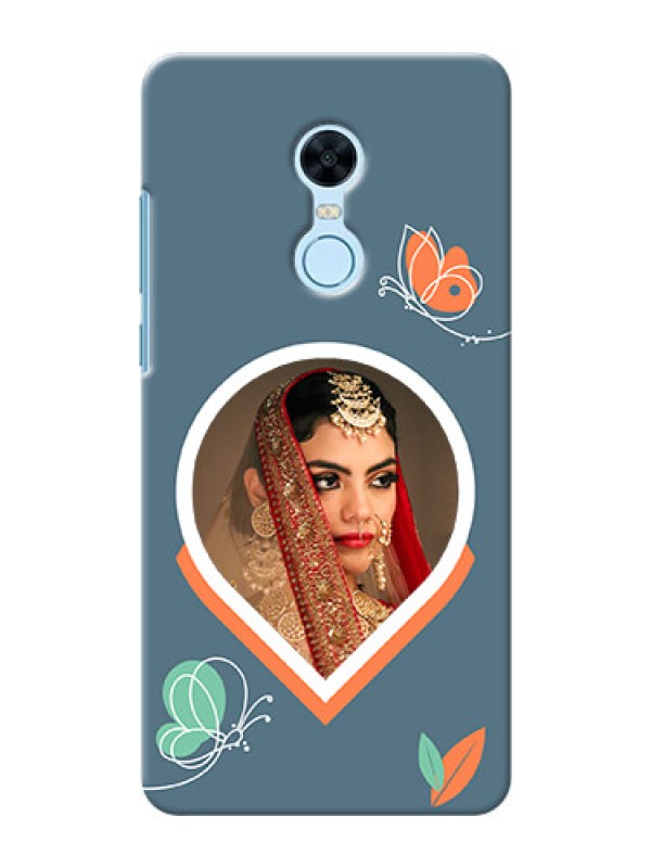 Custom Redmi Note 5 Custom Mobile Case with Droplet Butterflies Design