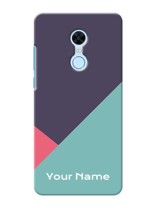 Custom Redmi Note 5 Custom Phone Cases: Tri Color abstract Design