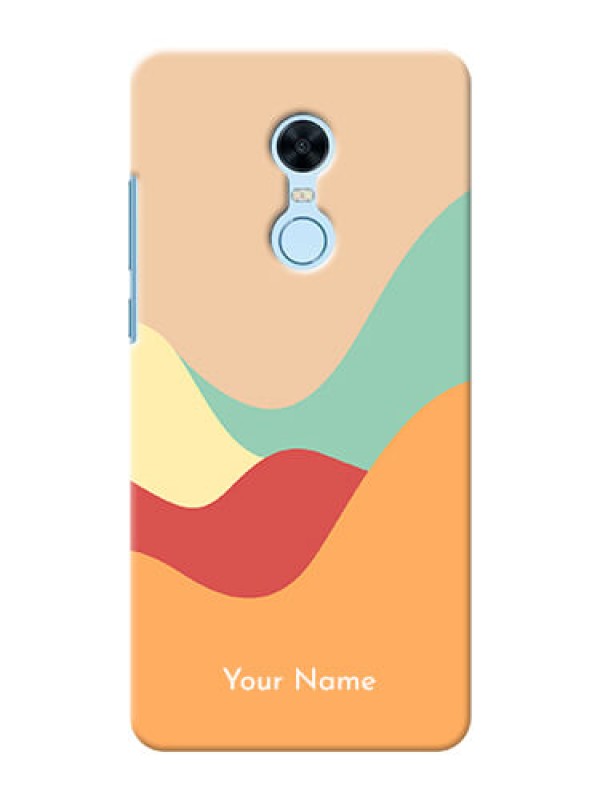 Custom Redmi Note 5 Custom Mobile Case with Ocean Waves Multi-colour Design