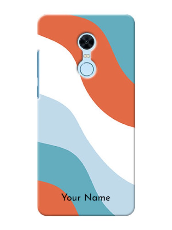 Custom Redmi Note 5 Mobile Back Covers: coloured Waves Design