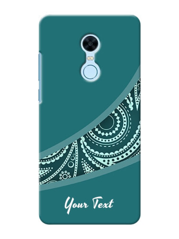 Custom Redmi Note 5 Custom Phone Covers: semi visible floral Design