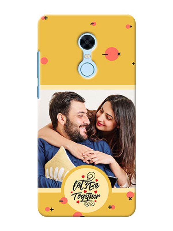 Custom Redmi Note 5 Back Covers: Lets be Together Design