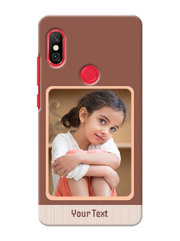 Custom Redmi Note 6 Pro Phone Covers: Simple Pic Upload Design