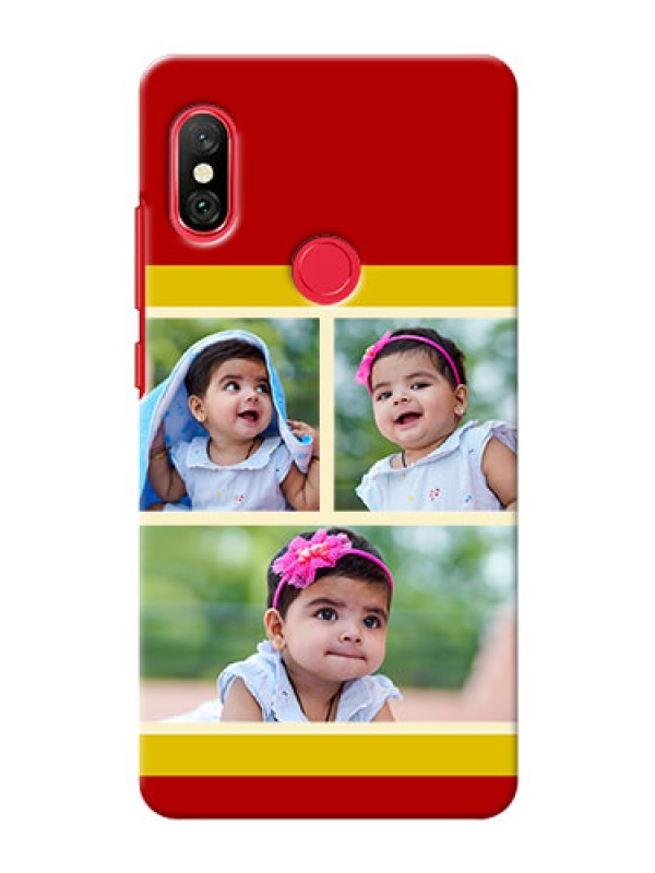 Custom Redmi Note 6 Pro mobile phone cases: Multiple Pic Upload Design