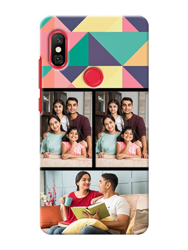 Custom Redmi Note 6 Pro personalised phone covers: Bulk Pic Upload Design