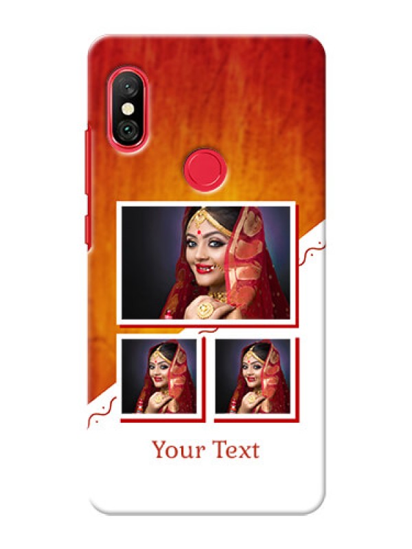 Custom Redmi Note 6 Pro Personalised Phone Cases: Wedding Memories Design  