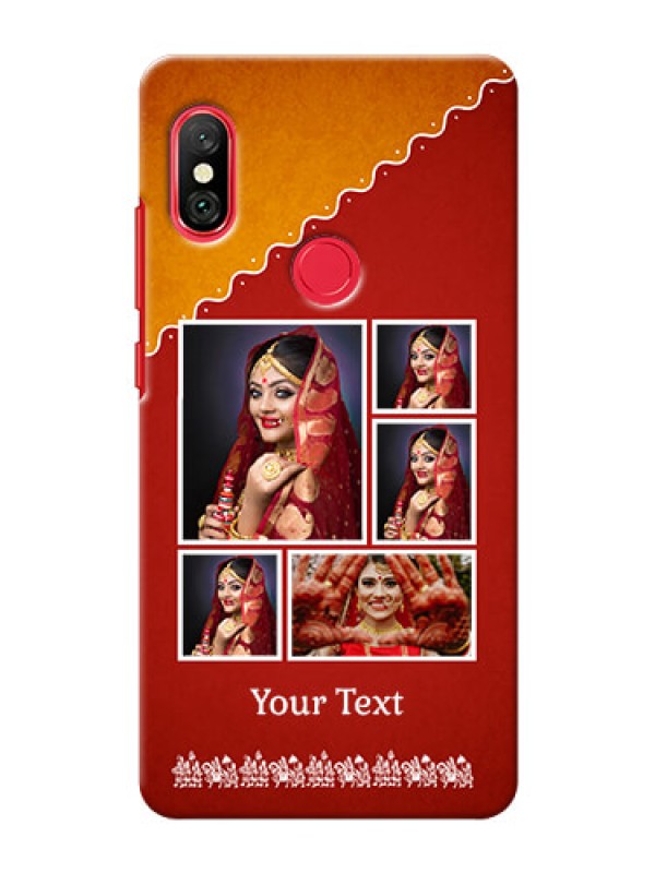 Custom Redmi Note 6 Pro customized phone cases: Wedding Pic Upload Design
