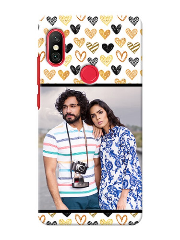Custom Redmi Note 6 Pro Personalized Mobile Cases: Love Symbol Design