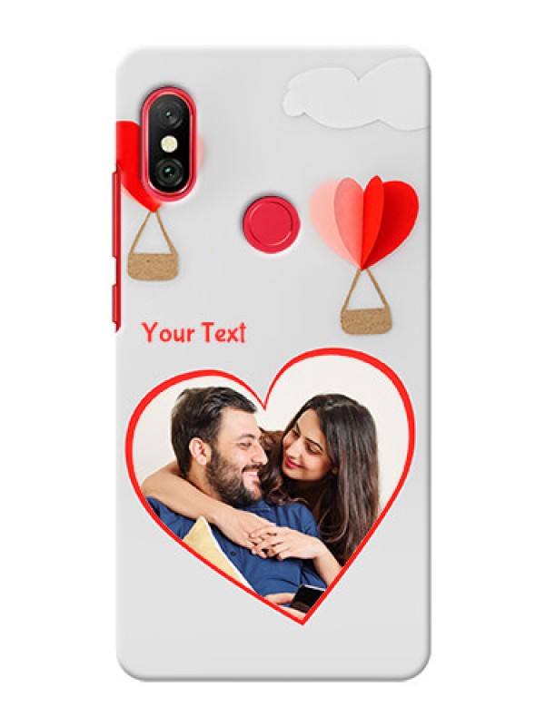Custom Redmi Note 6 Pro Phone Covers: Parachute Love Design