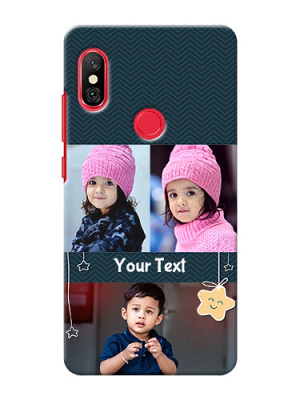 Custom Redmi Note 6 Pro Mobile Back Covers Online: Hanging Stars Design