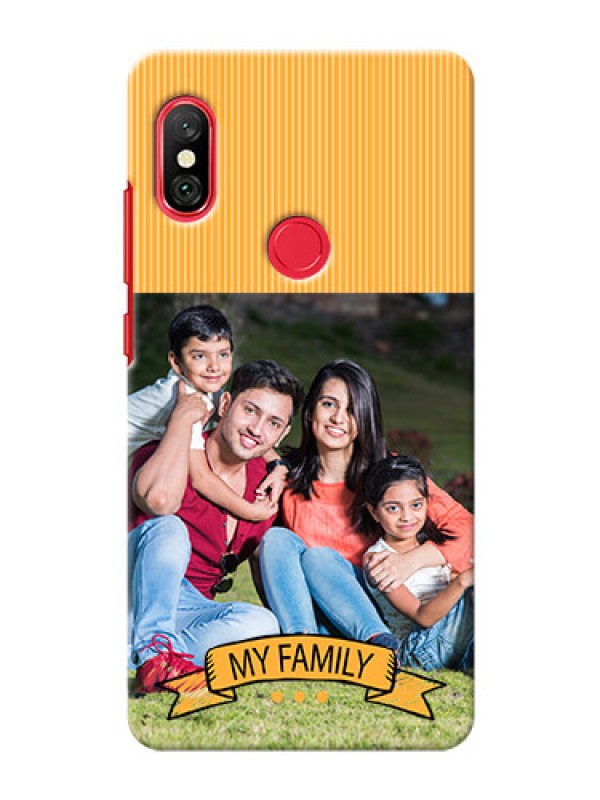 Custom Redmi Note 6 Pro Personalized Mobile Cases: My Family Design