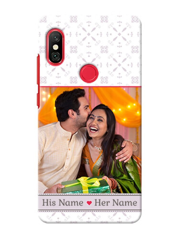 Custom Redmi Note 6 Pro Phone Cases with Photo and Ethnic Design