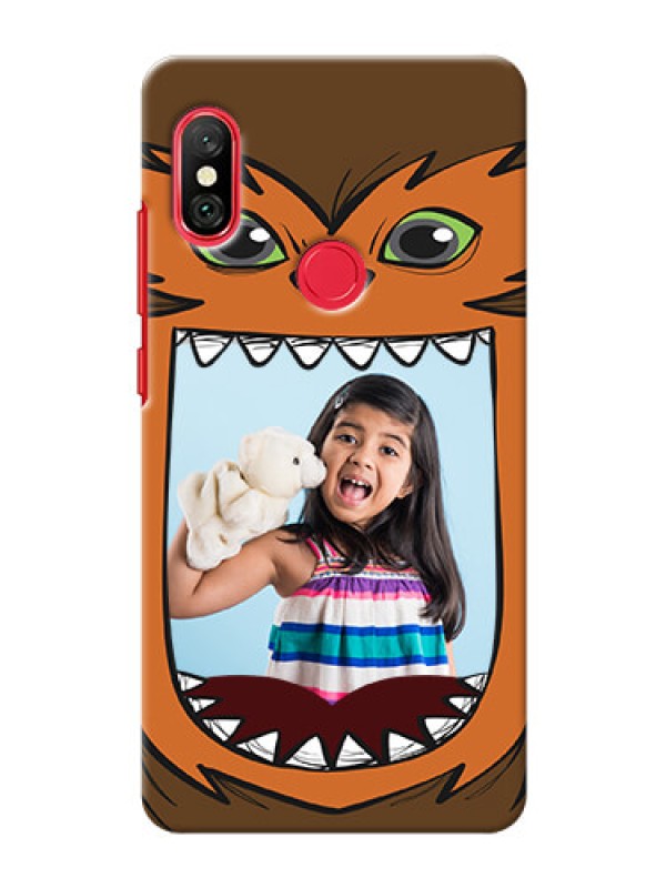 Custom Redmi Note 6 Pro Phone Covers: Owl Monster Back Case Design