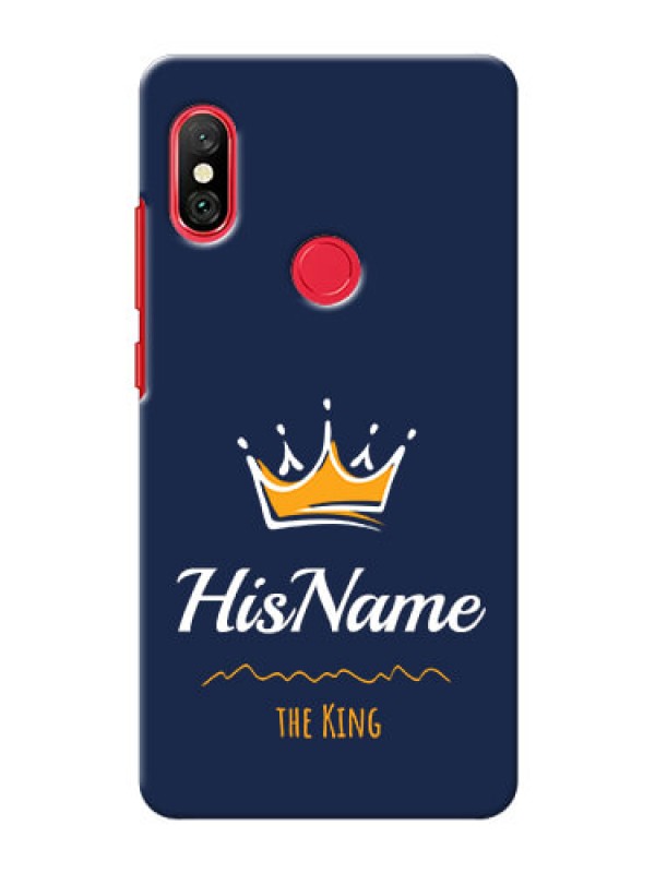 Custom Xiaomi Redmi Note 6 Pro King Phone Case with Name