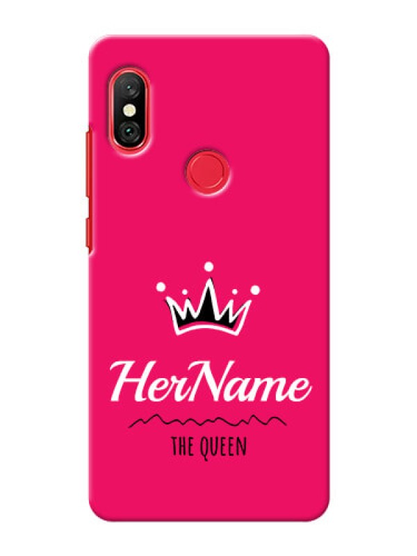Custom Xiaomi Redmi Note 6 Pro Queen Phone Case with Name