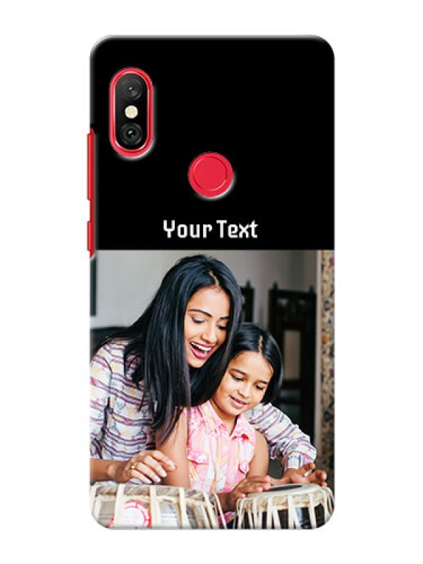 Custom Xiaomi Redmi Note 6 Pro Photo with Name on Phone Case