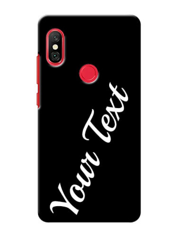 Custom Xiaomi Redmi Note 6 Pro Custom Mobile Cover with Your Name