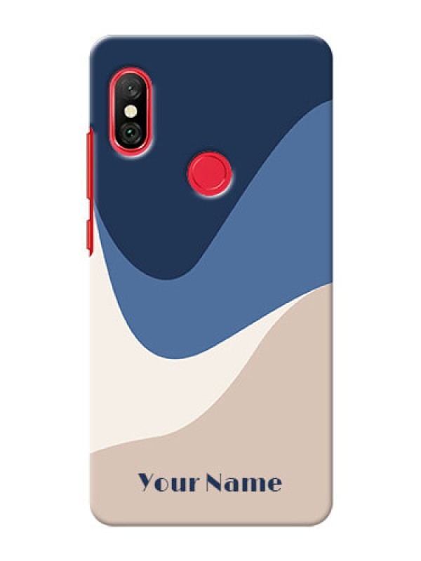 Custom Redmi Note 6 Pro Back Covers: Abstract Drip Art Design