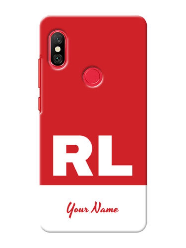 Custom Redmi Note 6 Pro Custom Phone Cases: dual tone custom text Design