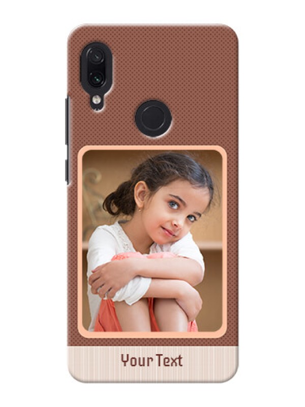 Custom Redmi Note 7 Pro Phone Covers: Simple Pic Upload Design