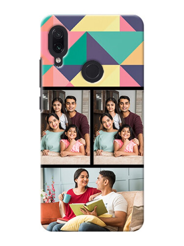 Custom Redmi Note 7 Pro personalised phone covers: Bulk Pic Upload Design
