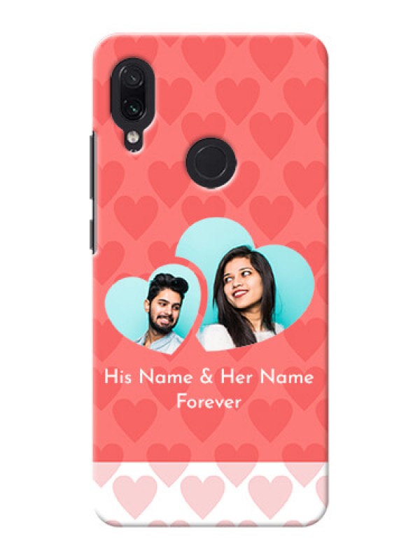 Custom Redmi Note 7 Pro personalized phone covers: Couple Pic Upload Design