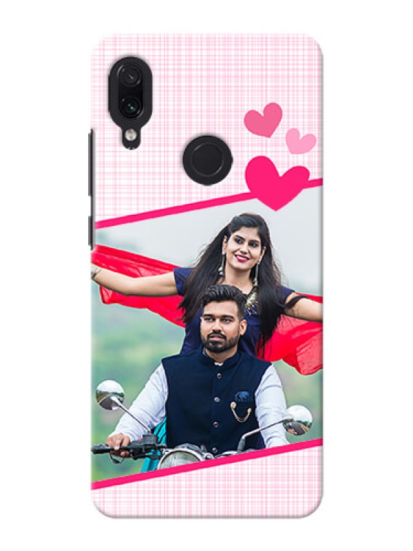 Custom Redmi Note 7 Pro Personalised Phone Cases: Love Shape Heart Design