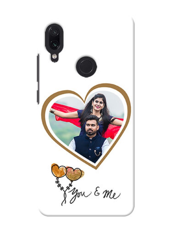 Custom Redmi Note 7 Pro customized phone cases: You & Me Design