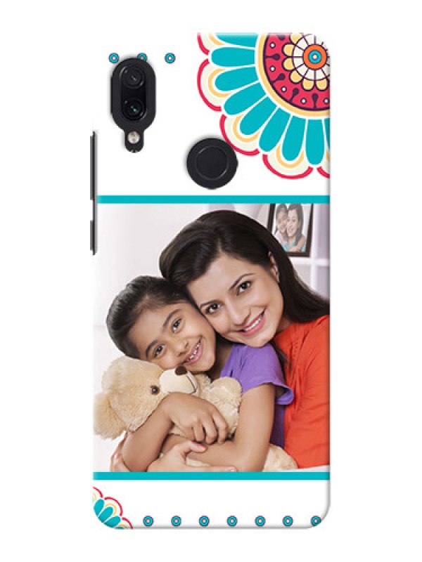 Custom Redmi Note 7 Pro custom mobile phone cases: Flower Design