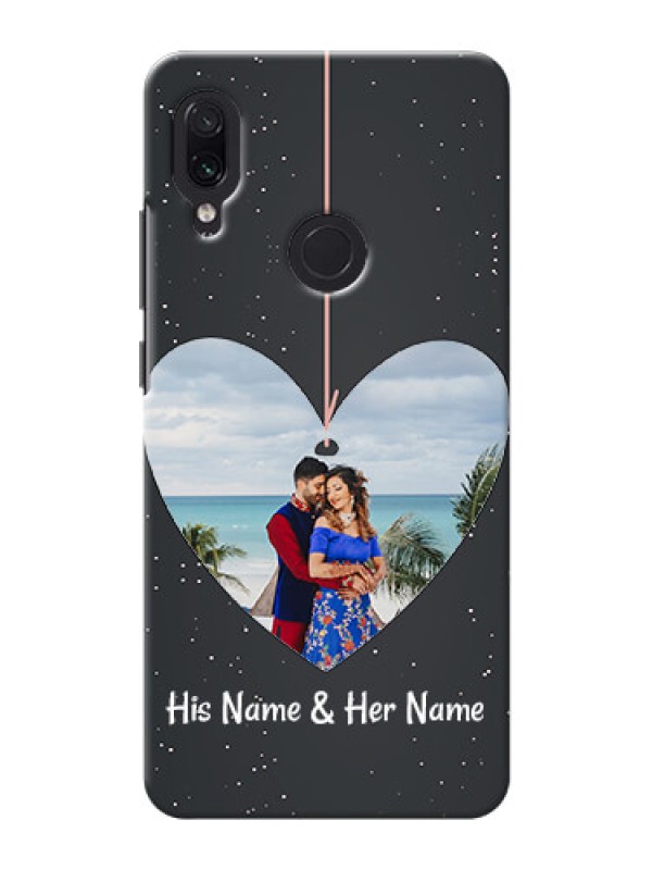 Custom Redmi Note 7 Pro custom phone cases: Hanging Heart Design