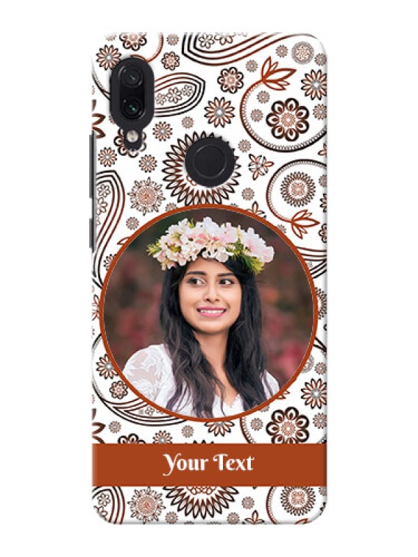 Custom Redmi Note 7 Pro phone cases online: Abstract Floral Design 