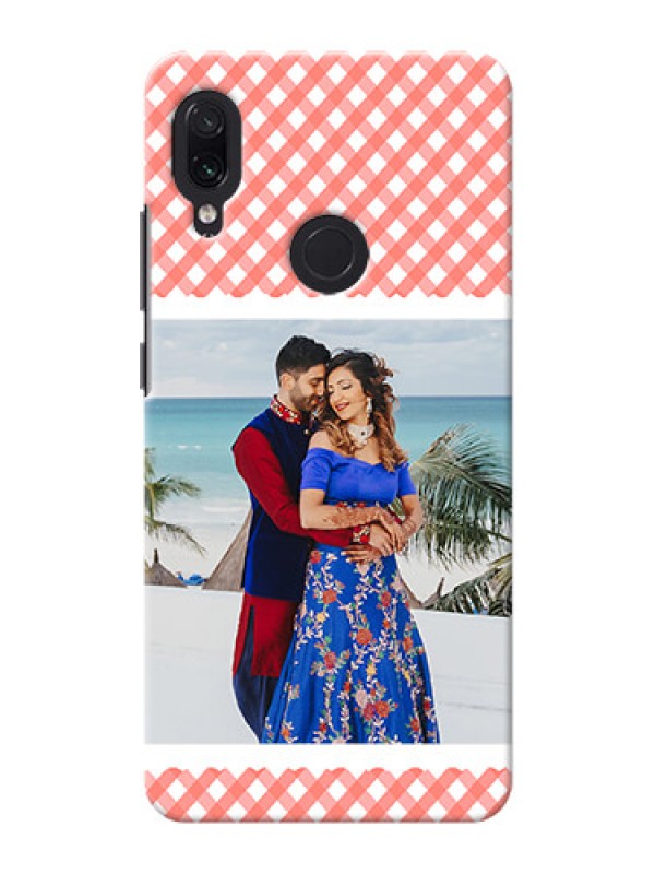Custom Redmi Note 7 Pro custom mobile cases: Pink Pattern Design