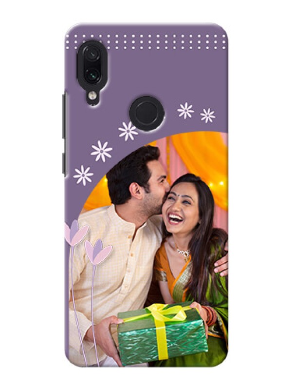 Custom Redmi Note 7 Pro Phone covers for girls: lavender flowers design 