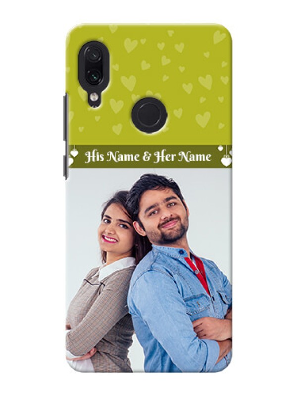 Custom Redmi Note 7 Pro custom mobile covers: You & Me Heart Design